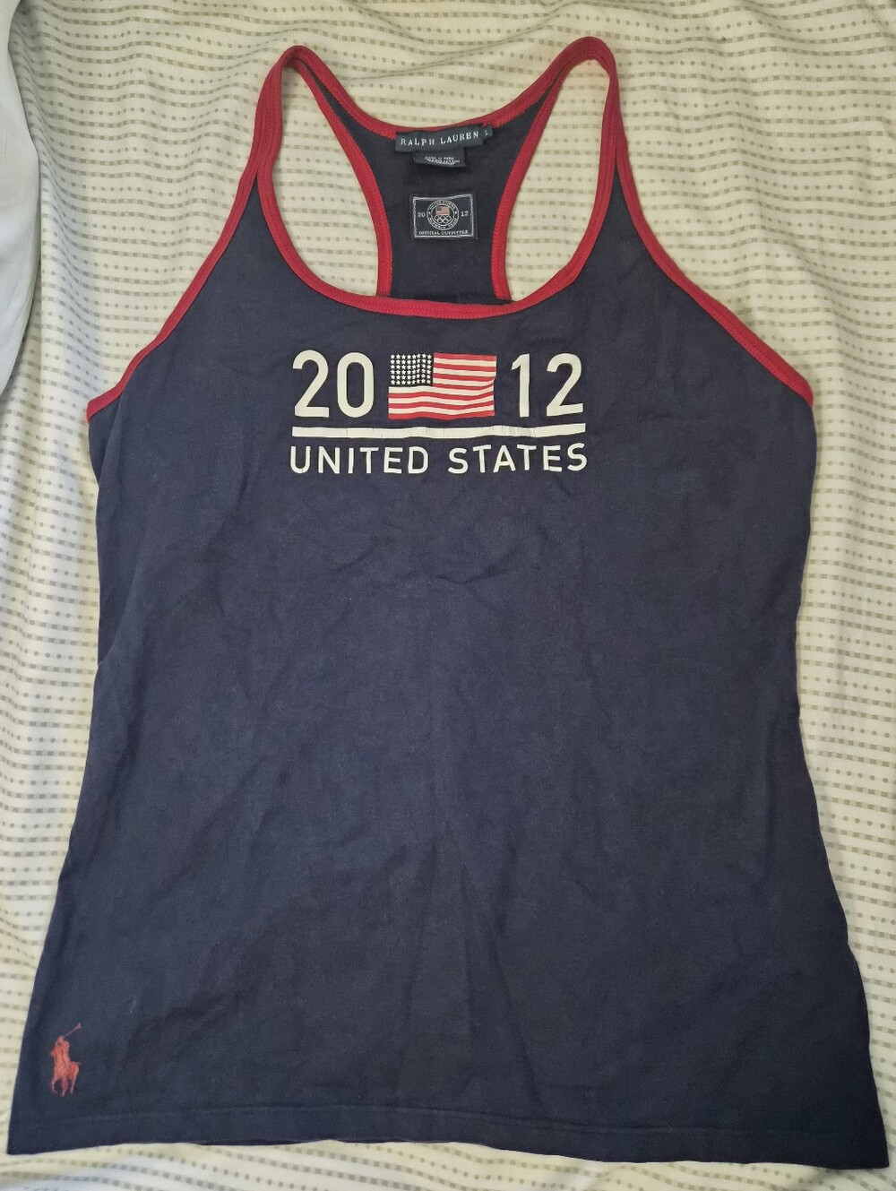 Ralph Lauren Olympic Racerback Tank Top